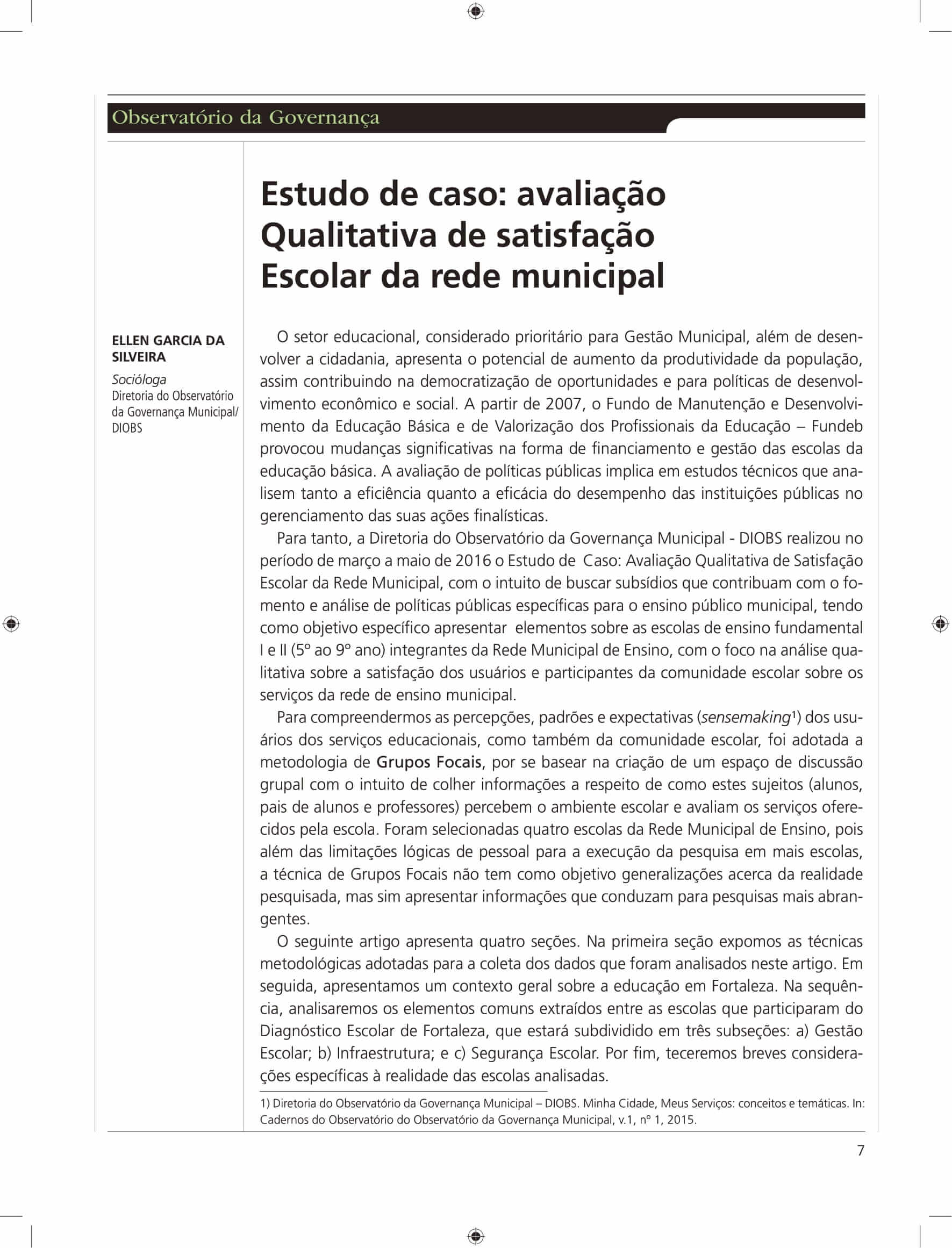 Capa do Artigo
