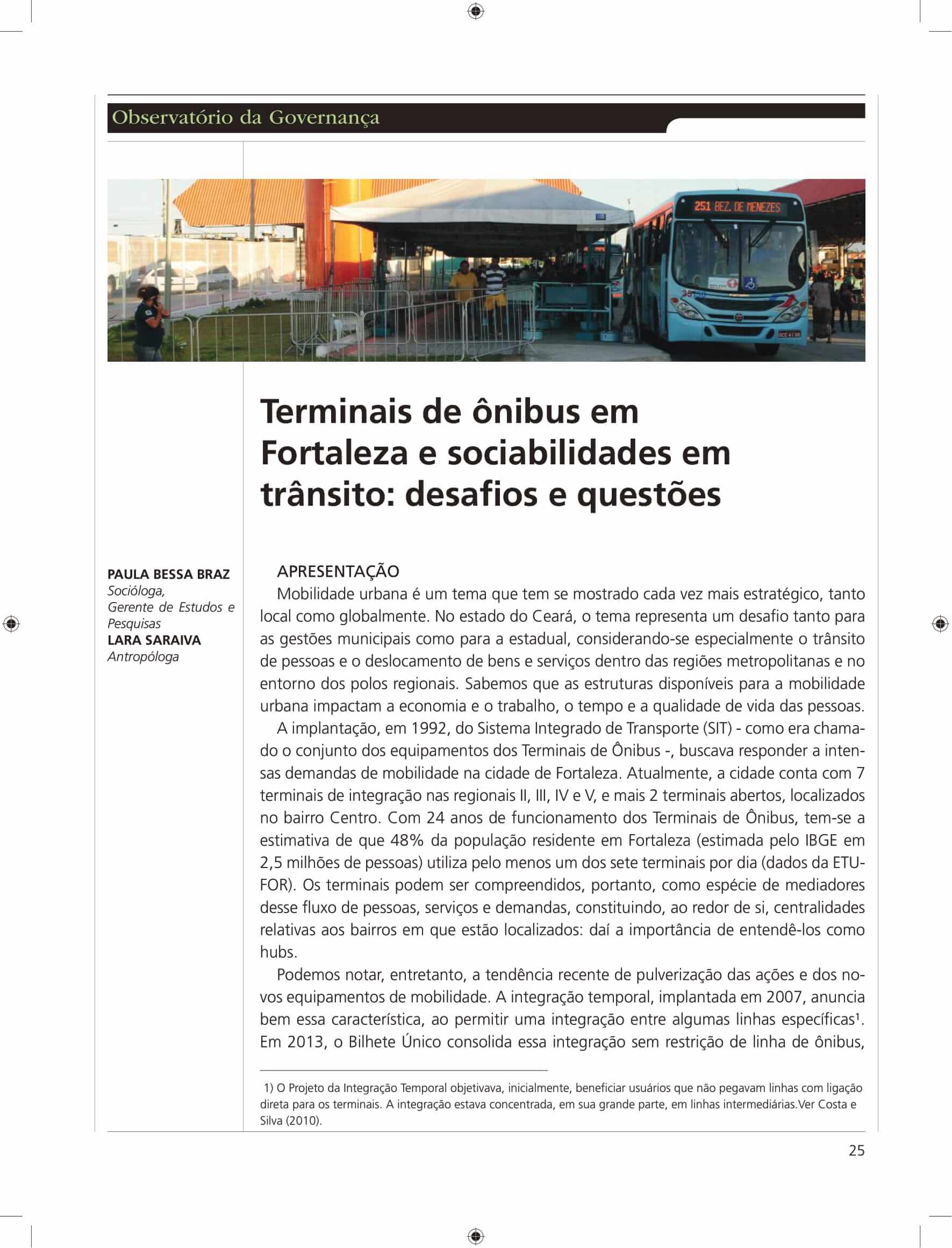 Capa do Artigo
