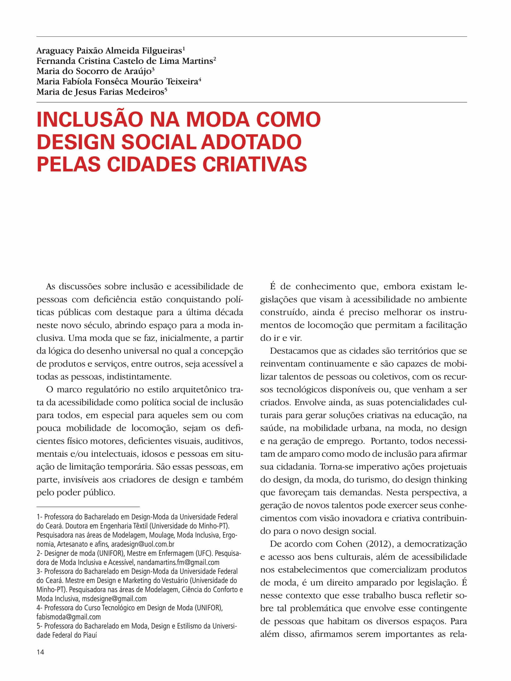 Capa do Artigo