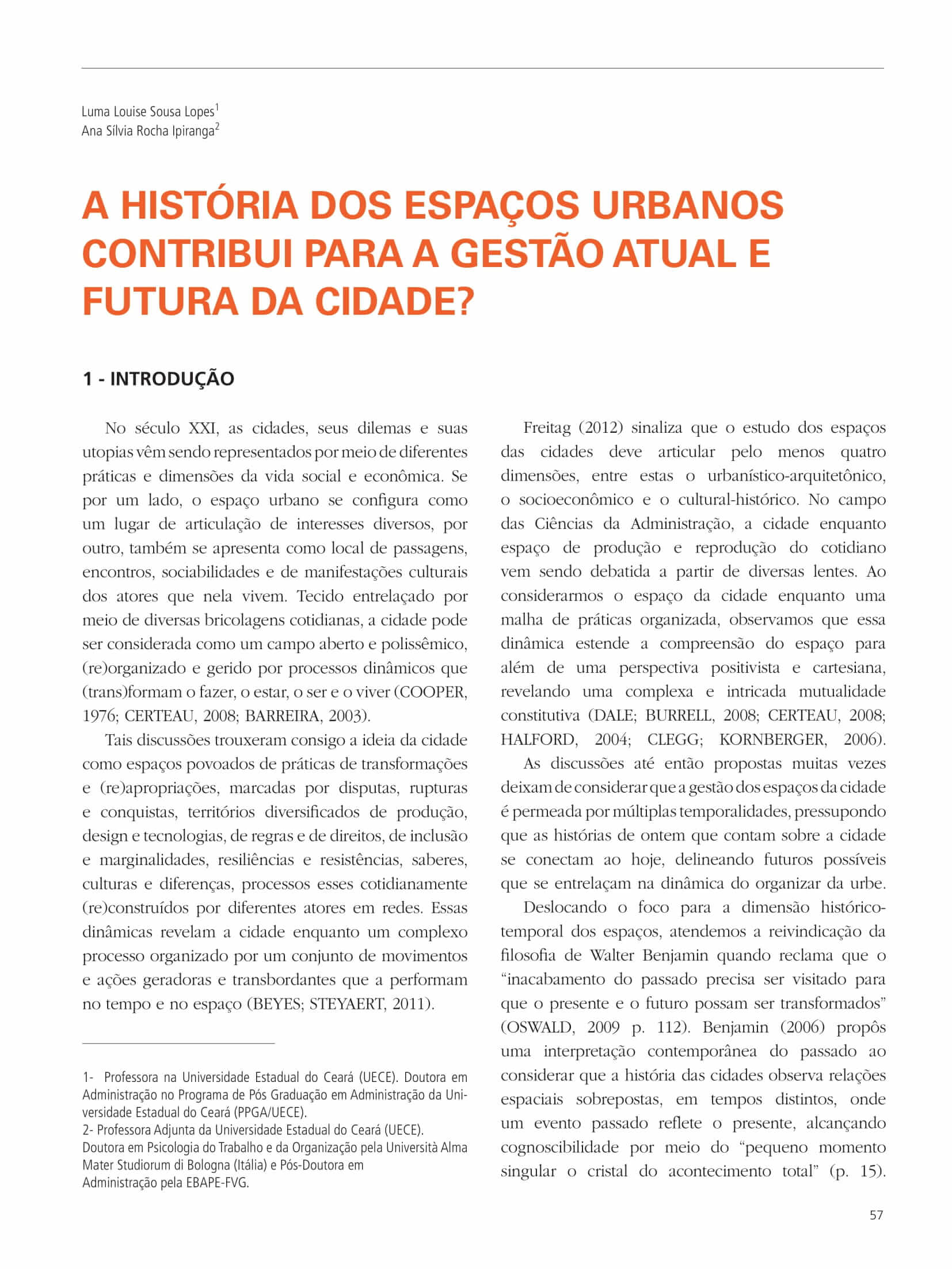 Capa do Artigo