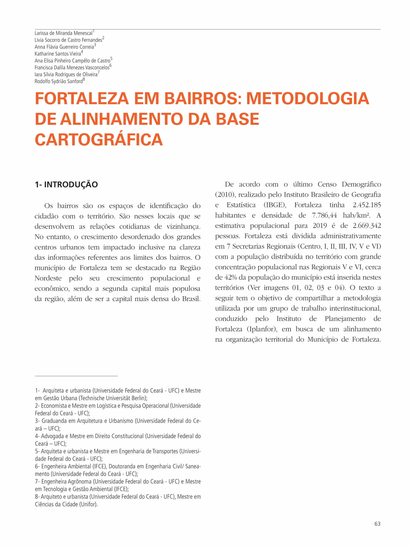 Capa do Artigo