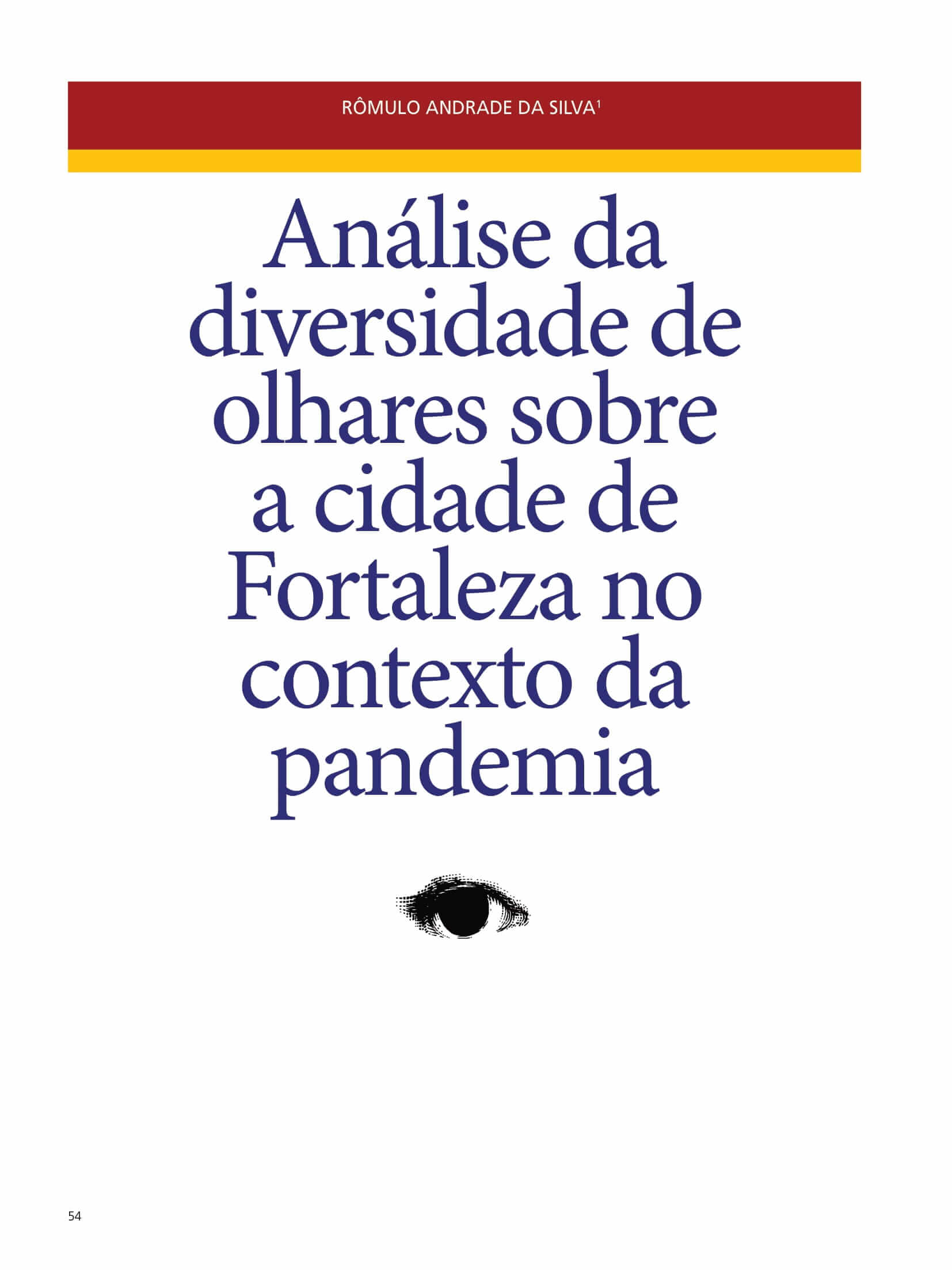 Capa do Artigo